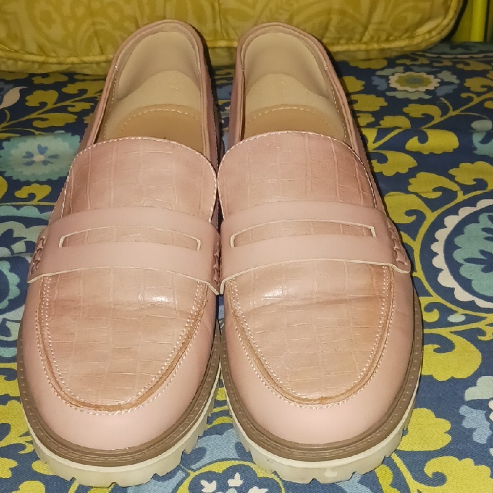 Pink Loafers